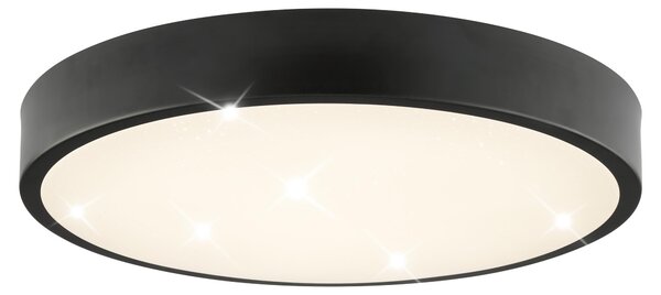 Plafoniera LED Slimline Starry Ø 39 x 6,5 bianco neutro bianco-nero