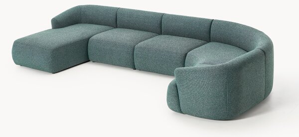 Divano XL componibile in bouclé Sofia