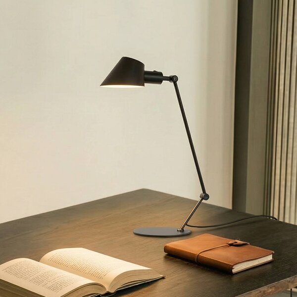 Lampada da scrivania Corali Lindby, Nero, Soggiorno / Sala da pranzo, Metallo, Moderno, Lampada da tavolo