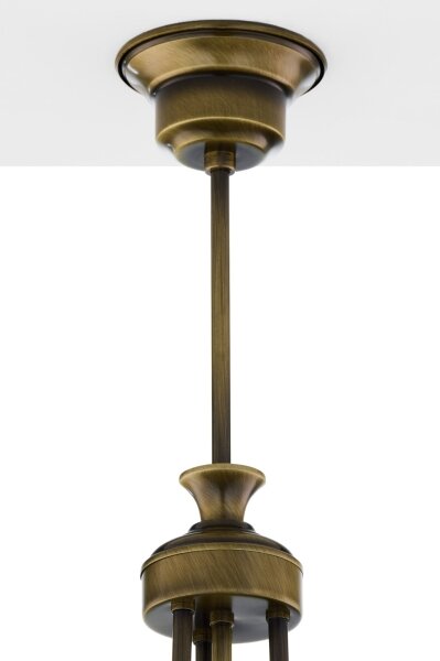 Jupiter 2134 - Lampadario a stelo CARMEN 1xE27/15W/230V bronzo/patina