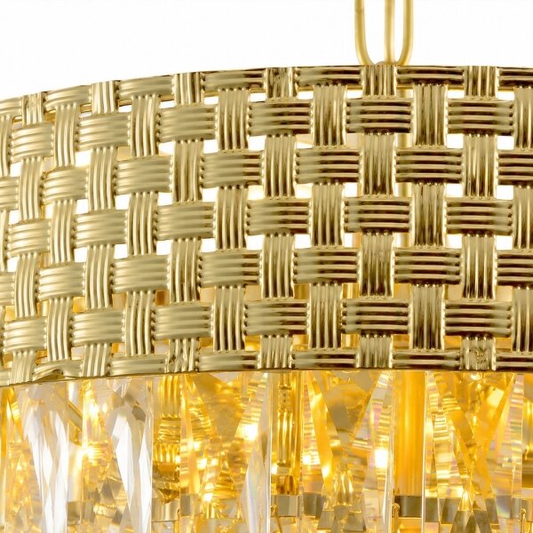 Lampadario a catena CHARLIZE 4xE14/10W/230V dorato