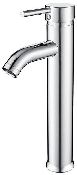 Rubinetto per lavabo da bagno con finitura cromata