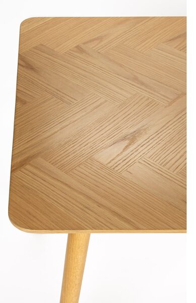 Tavolo da pranzo con effetto rovere 80x160 cm Fabio – White Label