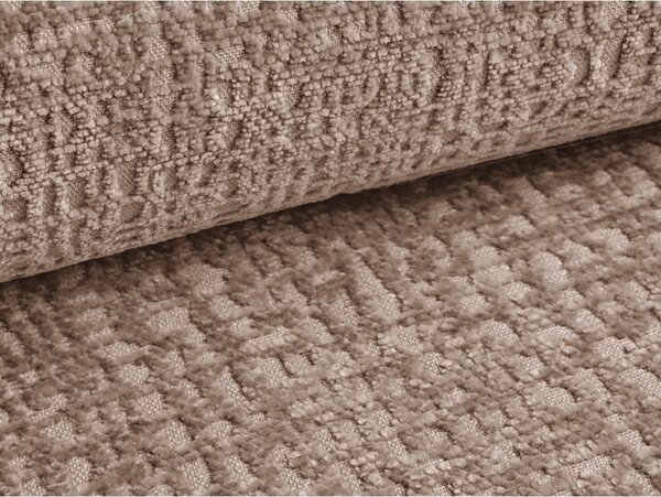Letto matrimoniale imbottito rosa chiaro con contenitore e rete inclusi 180x200 cm Noho – Makamii