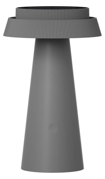 Lampada solare LED MARAKESZ LED/3,7V USB 3600 mAh 1800/2700/3000K IP54 grigio