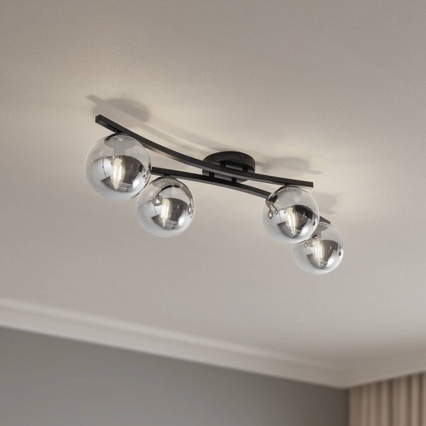 Plafoniera soffitto Opus EMIBIG LIGHTING, dimmerabile, Nero, Soggiorno / Sala da pranzo, Metallo, Moderno, Plafoniera