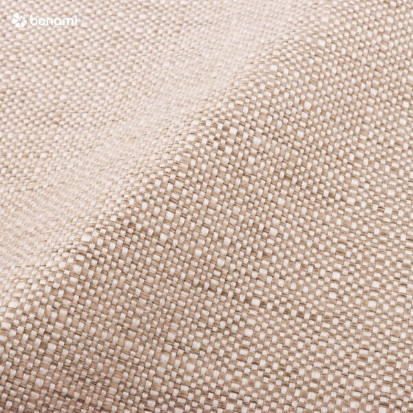 Letto matrimoniale imbottito beige con contenitore e rete inclusi 200x200 cm Elizabeth – Micadoni