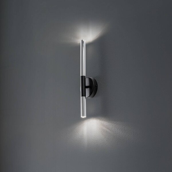Applique da parete Sopel Lux SIGMA, dimmerabile, Alluminio / Grigio / Zincato, Soggiorno / Sala da pranzo, Metallo, Moderno, Applique