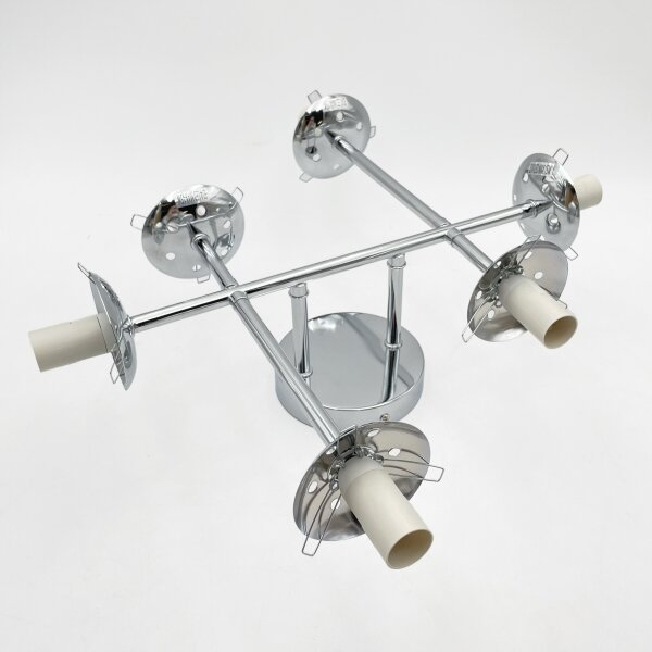 Brilagi - Plafoniera MALONY 6xE14/20W/230V cromo lucido