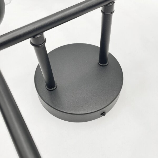 Brilagi - Lampadario a plafone MALONY 6xE14/20W/230V nero