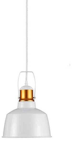 V-TAC VT-7422 Lampadario led portalampada E27 in metallo vintage Ф230mm Alluminio colore bianco sku 3729