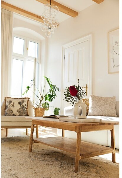Tavolino in rovere naturale 60x100 cm Twig - The Beds