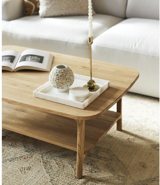 Tavolino in rovere naturale 60x100 cm Twig - The Beds