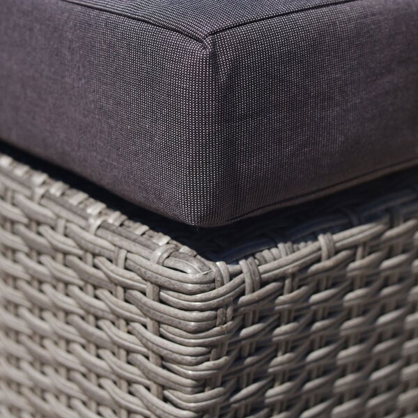 Set da giardino in rattan artificiale grigio per 4 persone Drammen - Bonami Selection