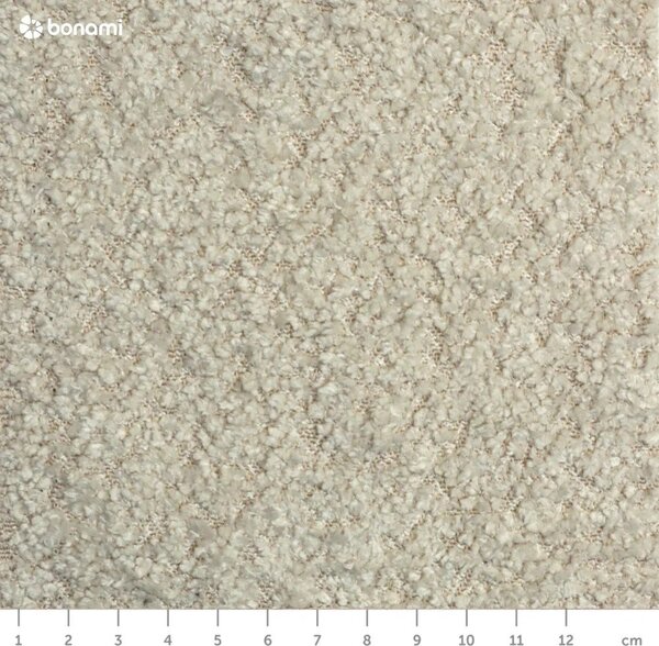 Divano letto in tessuto bouclé beige 215 cm Patti - Bonami Selection