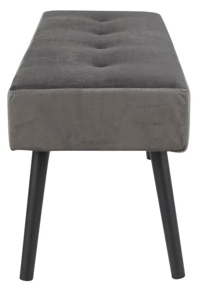 Panchina in velluto grigio Skiby - Bonami Essentials