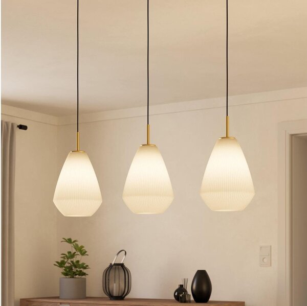 Eglo 900813 - Lampadario a sospensione con filo CAPRAROLA 3xE27/40W/230V