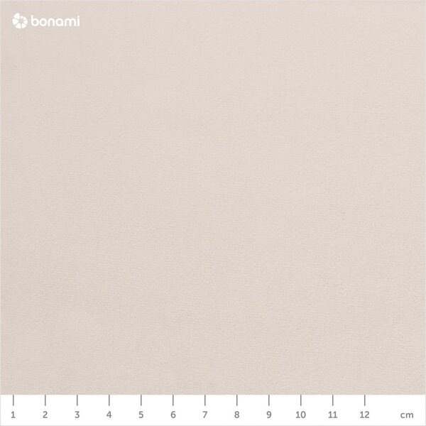 Letto matrimoniale imbottito color crema in velluto con contenitore con rete inclusa 160x200 cm Brody – Mazzini Beds