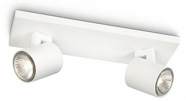 Philips 53092/31/12 - Faretto RUNNER 2xGU10/20W/230V bianco