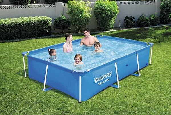 Piscina Steel Pro Rettangolare Telaio Portante Cm.259X170X61H. - kg.14,4 - lt.2.300 (art.56403)