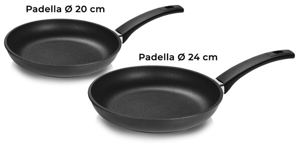 Batteria di Pentole 18 Pezzi in Alluminio Pressofuso Antiaderente Olympia Supreme