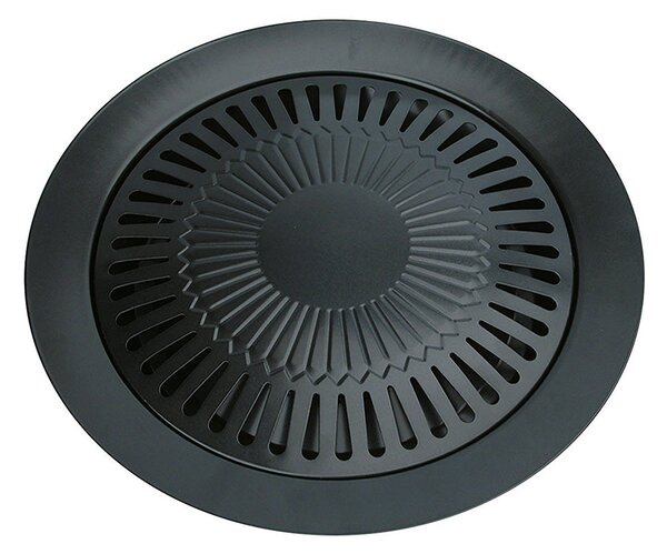 Bbq Grill Piastra Dietetica Cuoce Senza Fumo E Odori Ø 32 Cm