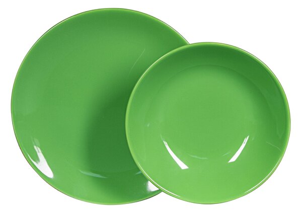 Servizio Piatti 12 Pezzi in Stoneware Collection Bolero Verde