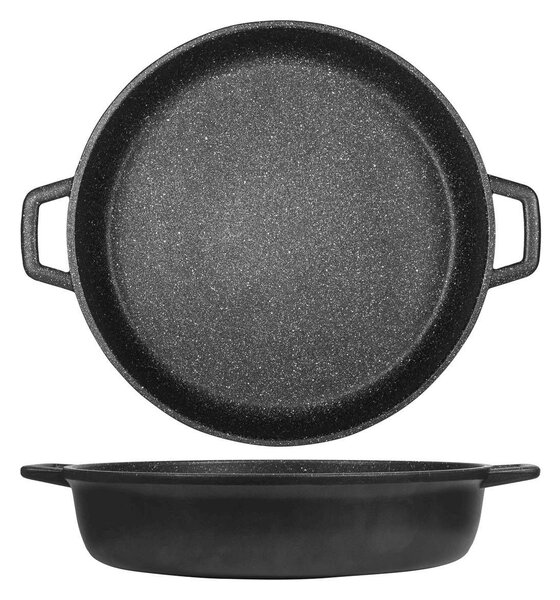 H&H Tegame Due Manici Antiaderente Pietra Cm36