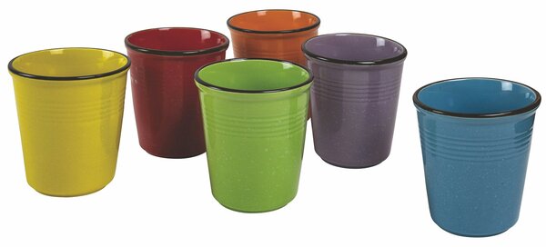 Set 6 Bicchieri Acqua in Ceramica 350 ml VdE Tivoli 1996 Baita