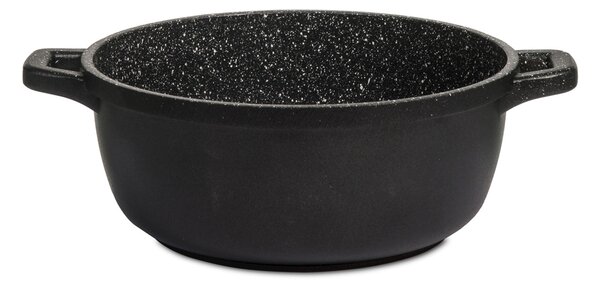 H&H Casseruola Antiaderente Pietra Due Manici Cm 20