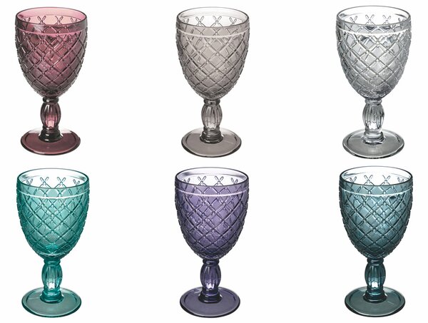Set 6 Calici in Vetro 280 ml VdE Tivoli 1996 Castle