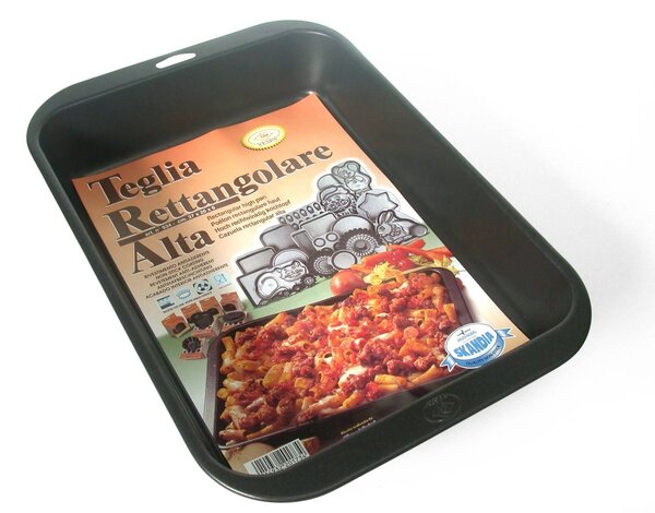 VESPA Teglia Antiaderente Rettangolare Alta 37x26x6h