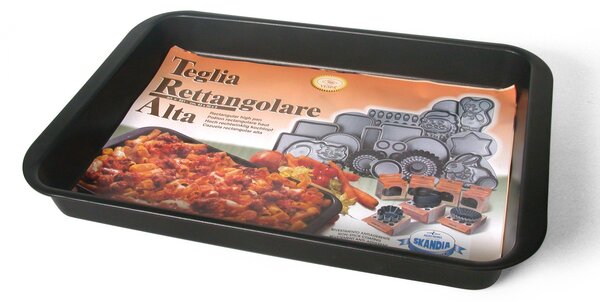 VESPA Teglia Antiaderente Rettangolare Alta 43x30x5h