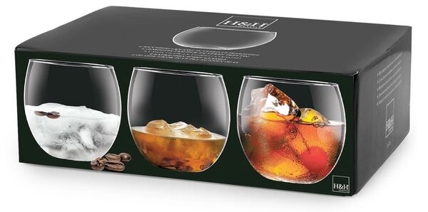 Set 6 bicchieri liquore Bubbly in vetro cl 16