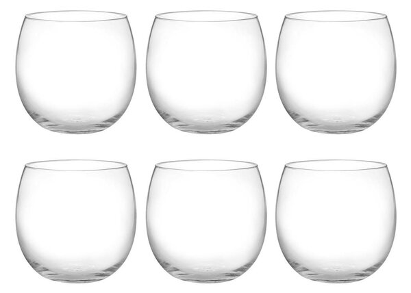 Set 6 bicchieri liquore Bubbly in vetro cl 16