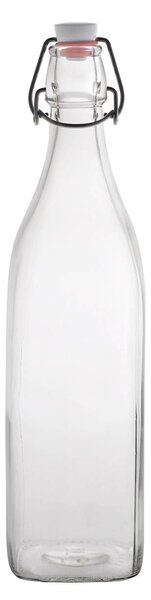 BORMIOLI ROCCO Bottiglia Swing in vetro trasparente tappo bianco Lt 1