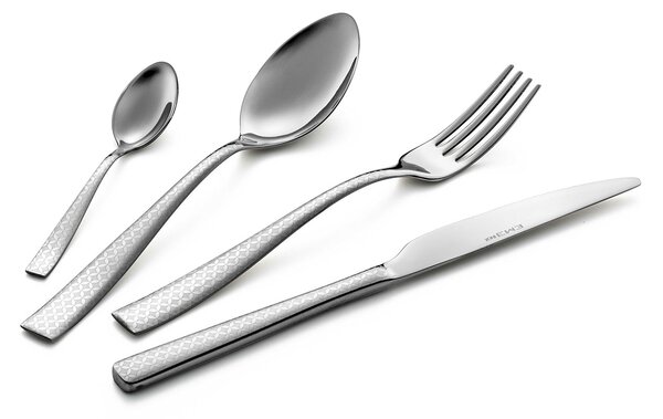Servizio Set di Posate 24 Pezzi in Acciaio Eme Infinity Monogram