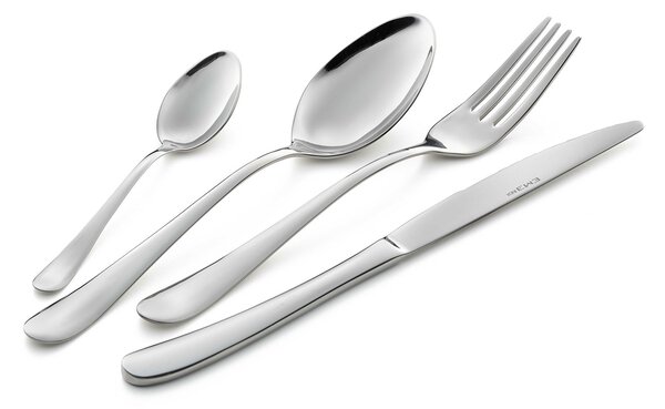 Servizio Set di Posate 24 Pezzi in Acciaio Eme Charme