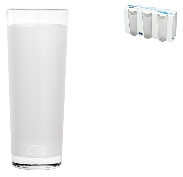 CHIO Set 6 Bicchieri In Vetro Wodka Senza Manico Satin