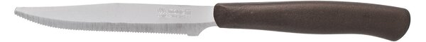 MARIETTI Confezione 6 coltelli bistecca Horeca con lama in acciaio inox e manico marrone