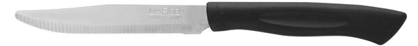 Set 6 Coltelli Bistecca Manico Nero