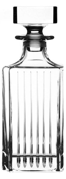 RCR Bottiglia whisky Timeless in vetro sonoro trasparente cl 75
