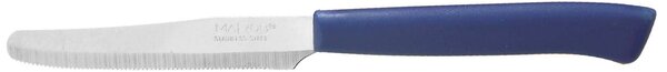 HOMe Set 6 coltelli tavola Color Knife lama seghettata in acciaio inox manico blu
