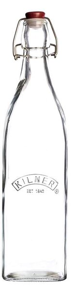 KILNER Bottiglia in vetro trasparente con chiusura clip Lt 0,55