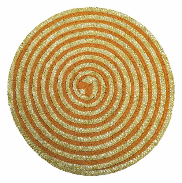 Tovaglietta Tonda in Rafia Ø38 cm VdE Tivoli 1996 Spiral