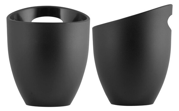 Secchiello ghiaccio Igloo In Acrilico Nero Cm 20x24,5x20,50