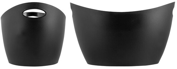 Spumantiera Igloo in acrilico nero cm 40x24x28