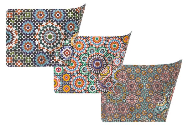 Set 6 Tovagliette Rettangolare Double Face VdE Tivoli 1996 Marrakech
