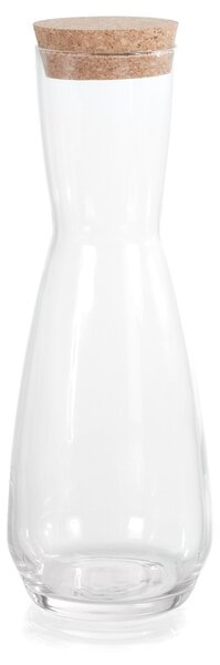Brocca Ensemble in vetro trasparente tappo in sughero lt 0,74