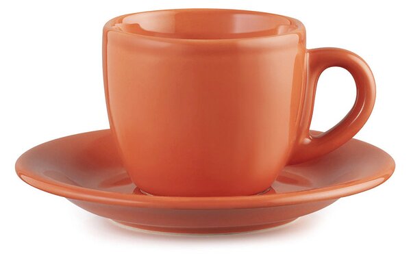 Set 6 Tazzine da caffè in Gres Kaleidos Corallo